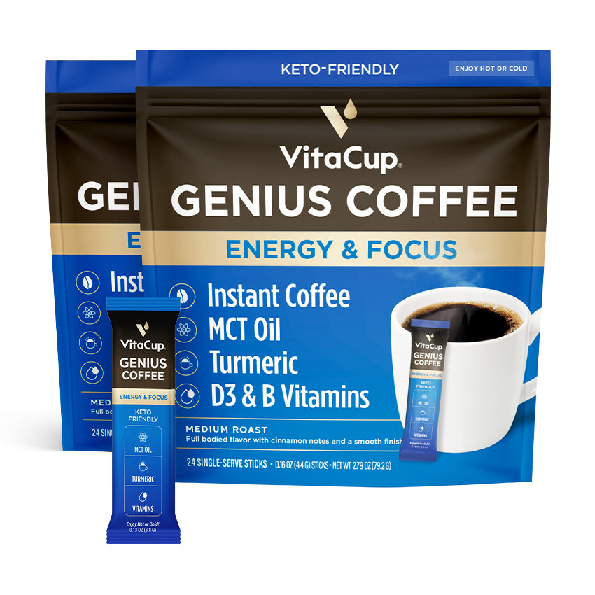 Genius Coffee Instant Sticks Bundle – VitaCup