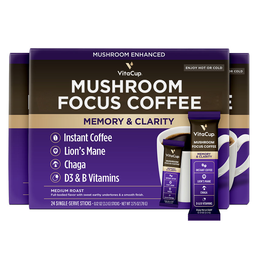 Focus Mushroom Coffee Instant Sticks - Offer