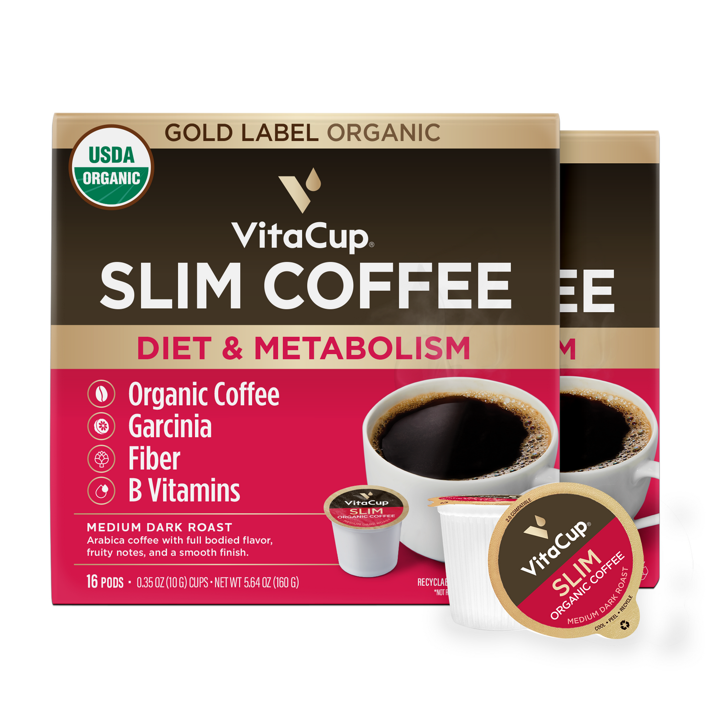 Organic Slim Coffee Pods