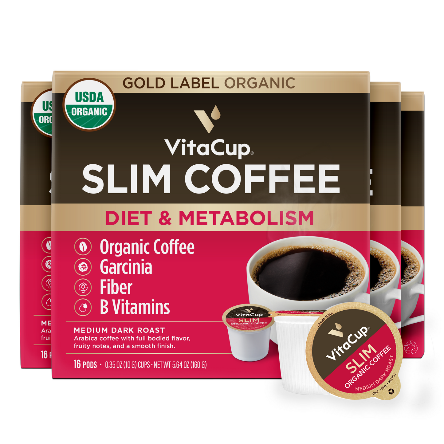 Organic Slim Coffee Pods