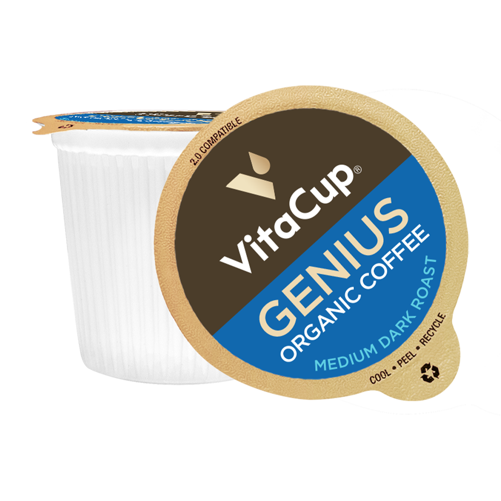 VitaCup Slim Coffee Pods Compatible w/ Keurig K-Cup Brewers, 16 Ct 