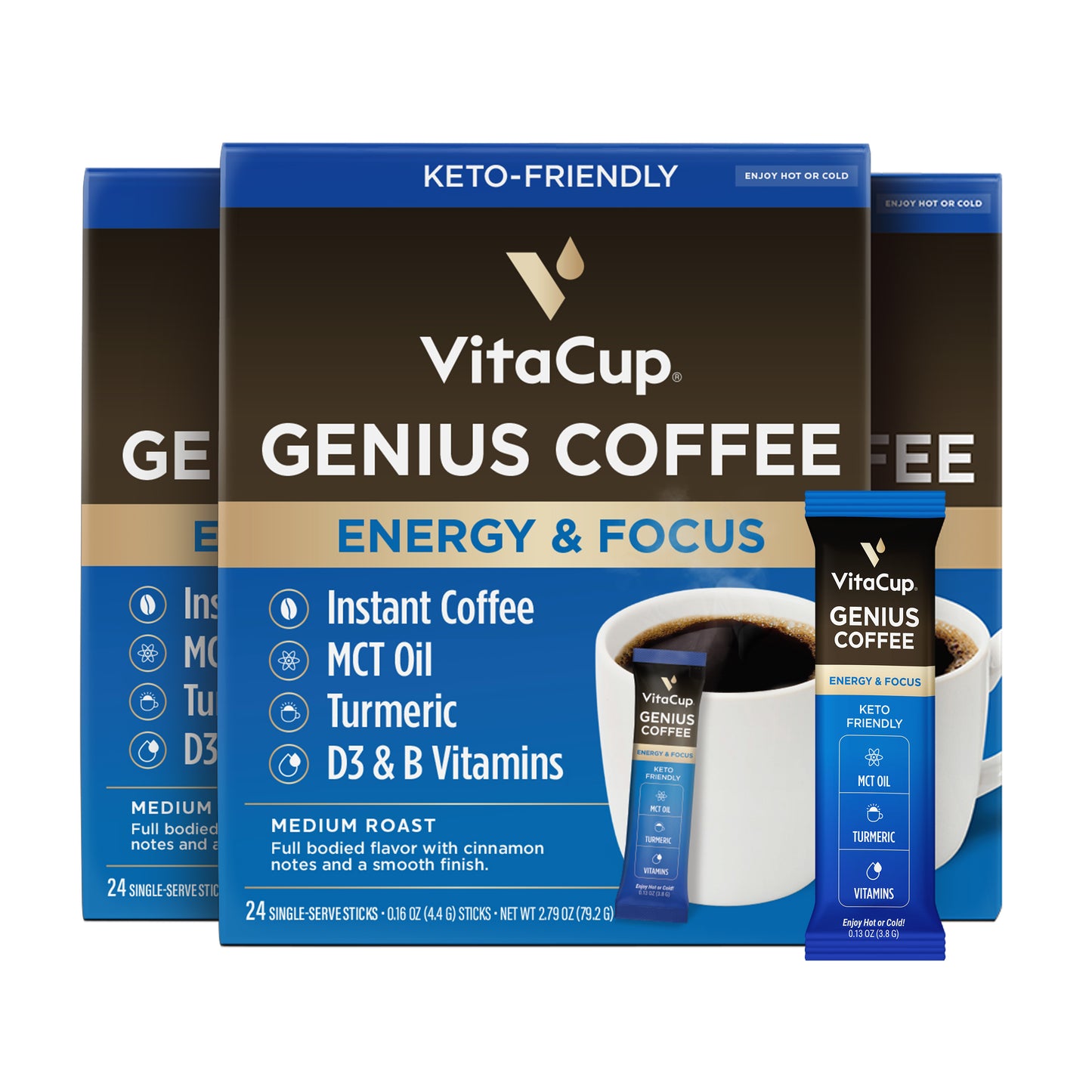 Genius Coffee Instant Sticks