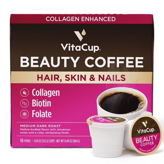 VitaCup Beauty Collagen Coffee Pods 16ct