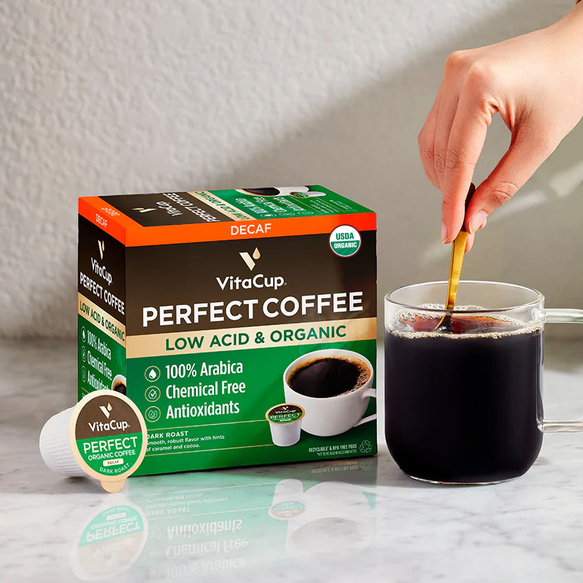 Perfect Decaf Low Acid Coffee Pods