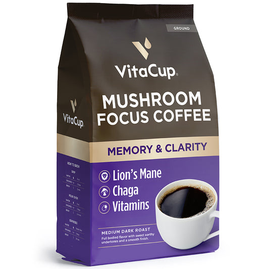 VitaCup Focus Mushroom Ground Coffee 1 Bag